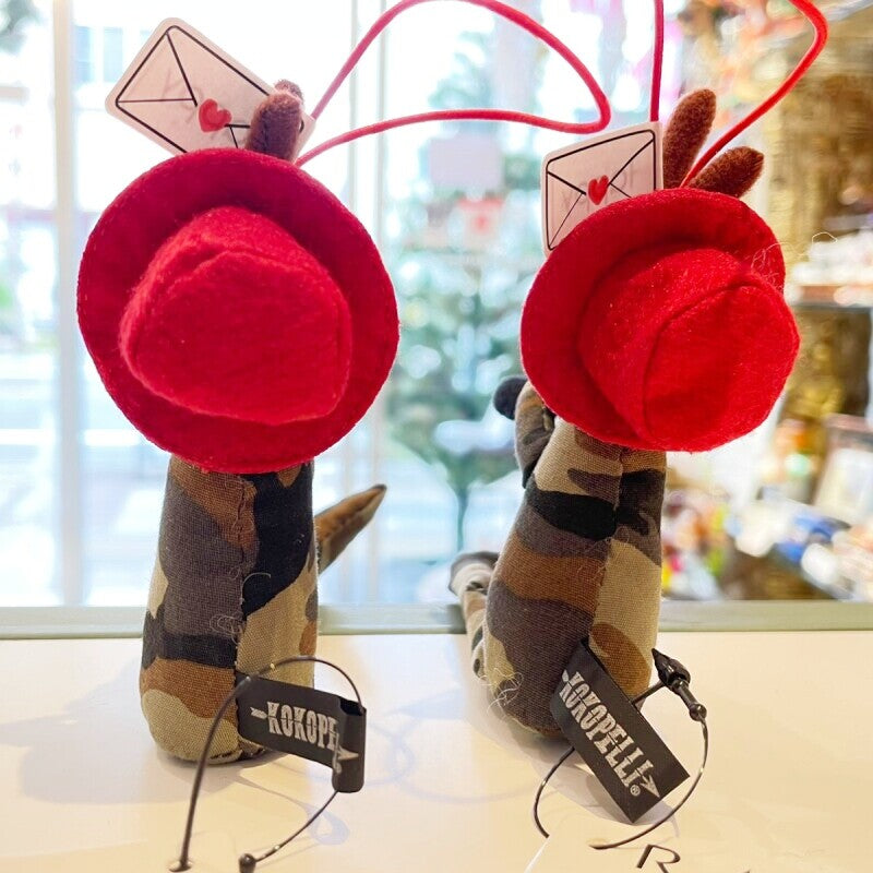 ココペリストラップ ハット・レッド〜話題の幸せを呼ぶ精霊〜