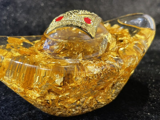 金が金を呼ぶ!金箔招財アイテム!黄金元寶 〜宝の山がザクザクやって来る〜