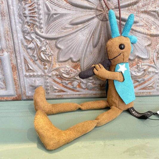 ココペリDOLLスウェードストラップ★フェザー 〜話題の幸せを呼ぶ精霊〜