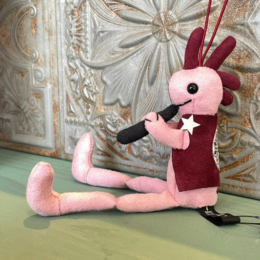 ココペリDOLLスウェードストラップ★サンフェイス 〜話題の幸せを呼ぶ精霊〜