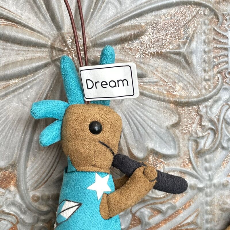 ココペリDOLLスウェードストラップ★フェザー 〜話題の幸せを呼ぶ精霊〜