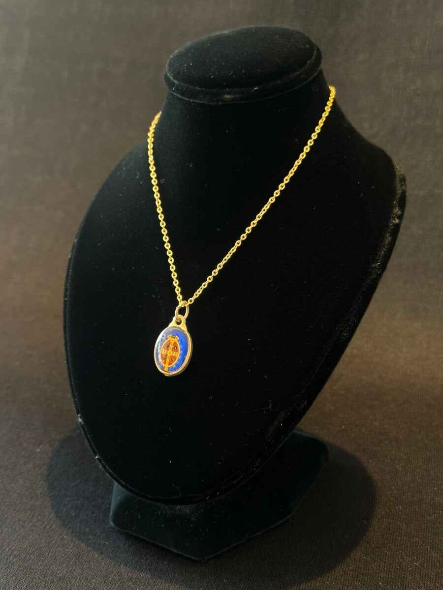 強力な魔除け 聖ベネディクト★カラーメダイ ネックレス〜メキシコ