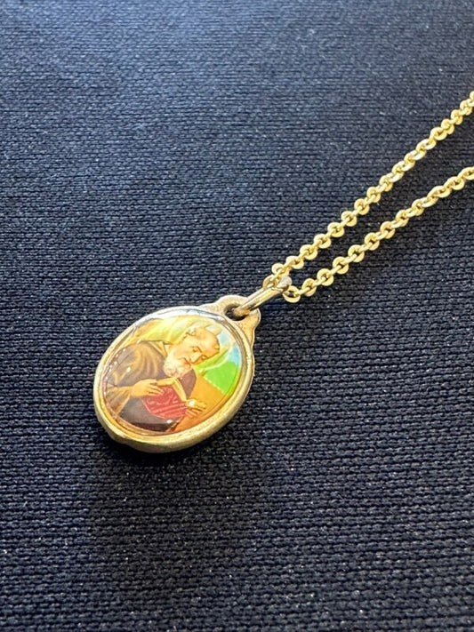 強力な魔除け 聖ベネディクト★カラーメダイ ネックレス〜メキシコ