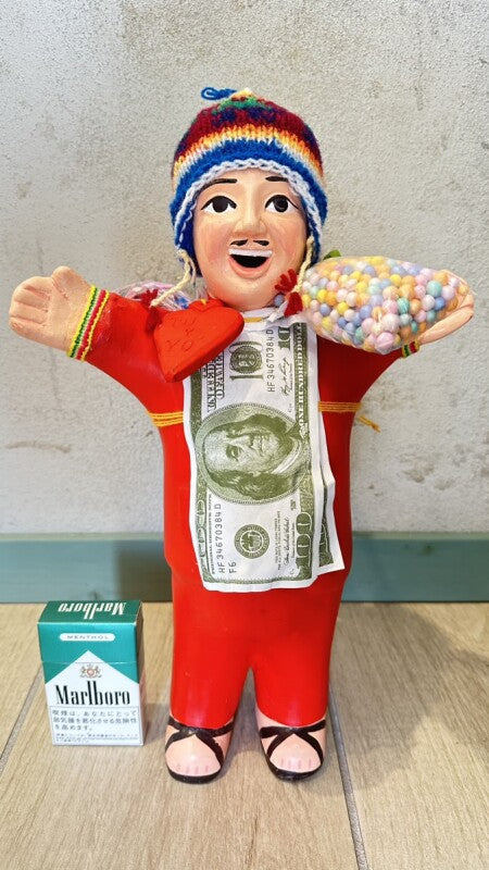 【身長37cm!】 『ペルー産!』大きく夢を叶えろ!THEエケコ人形 DX!!!