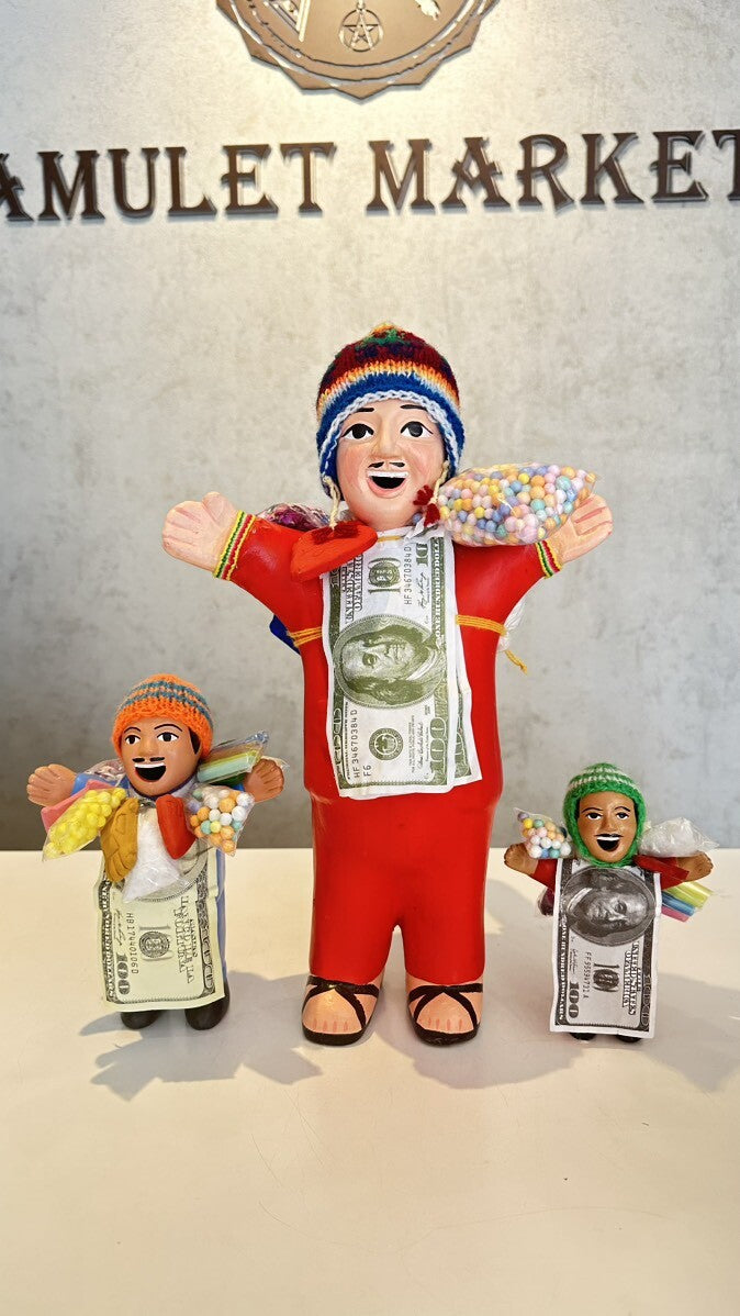 【身長37cm!】 『ペルー産!』大きく夢を叶えろ!THEエケコ人形 DX!!!