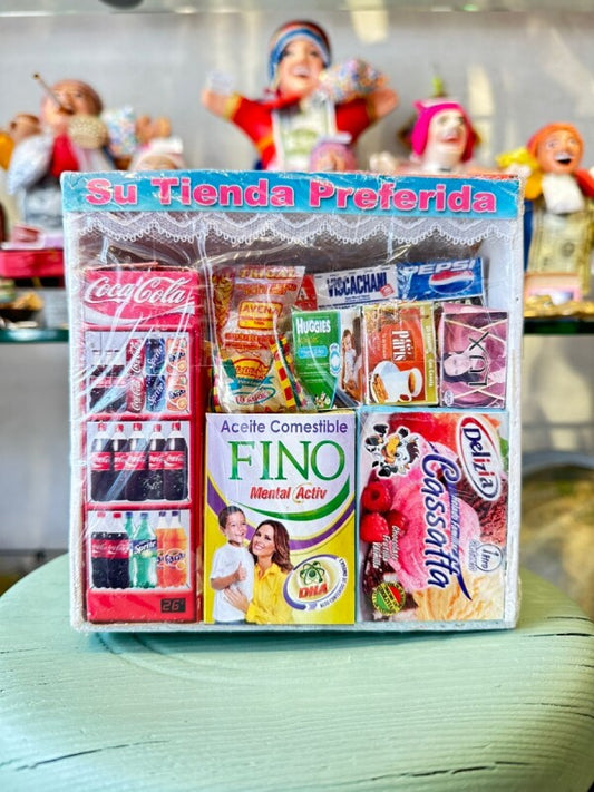 商売繫盛!お店が持ちたい!願掛け小物★お店(大・オレンジ)紙幣付き