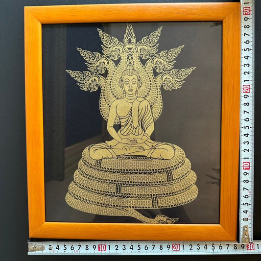 努力と忍耐を助ける仏 プラプッタループ パーンナクプロック タイ・シルクアート