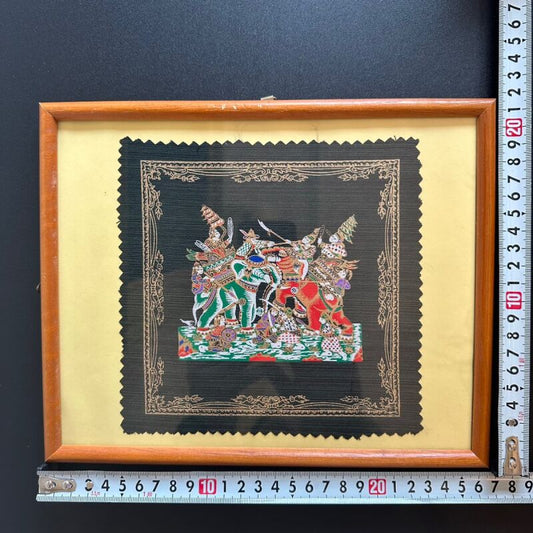 祝いの宴 タイ民族楽器 ピン・ソー・サームサーイ シルクアートのコピー