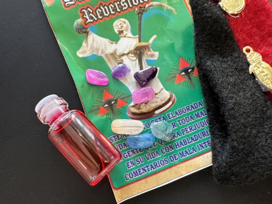 一度に七つの願掛け!どんな願いも叶えるといわれる!サンタ・ムエルテのおまじないセットRB