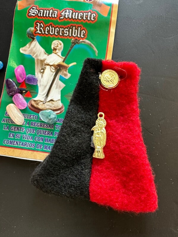 一度に七つの願掛け!どんな願いも叶えるといわれる!サンタ・ムエルテのおまじないセットRB