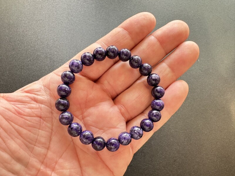 【特価】世界3大石☆道を切り開く!パワーストーン チャロアイト ブレスレット8ミリ【限定】