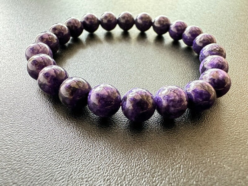 【特価】世界3大石☆道を切り開く!パワーストーン チャロアイト ブレスレット8ミリ【限定】