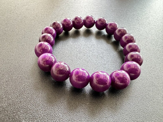 現代人の全ての悩みを解消する究極のヒーリングストーン!世界3大石☆スギライト10mmブレス