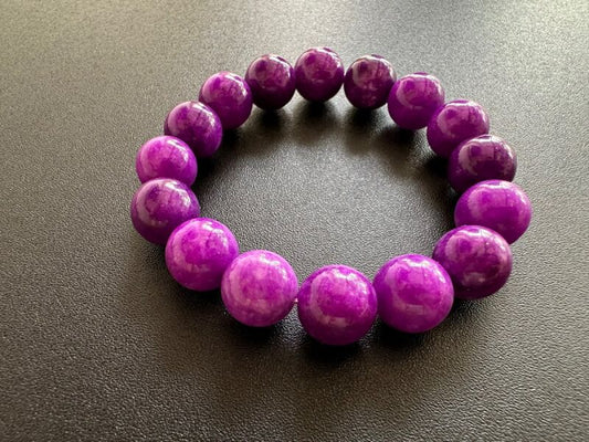 現代人の全ての悩みを解消する究極のヒーリングストーン!世界3大石☆スギライト12mmブレス