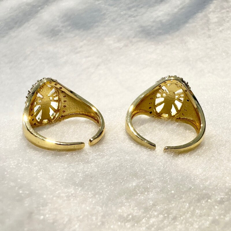 どんな願いも叶えるといわれる!男女兼用/サンタ・ムエルテ☆リング フリーサイズ