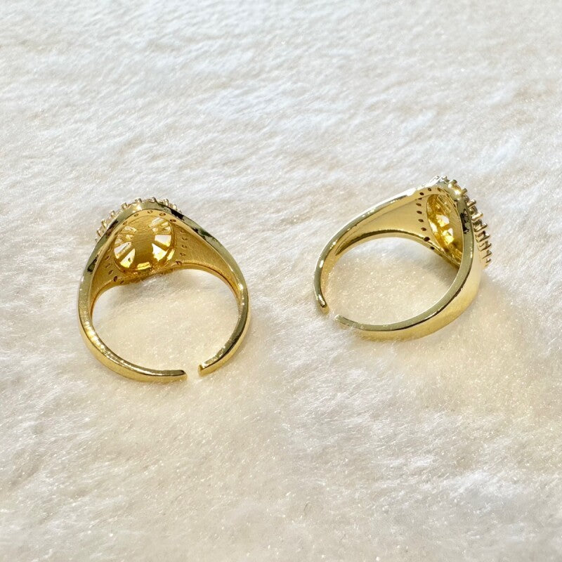 どんな願いも叶えるといわれる!男女兼用/サンタ・ムエルテ☆リング フリーサイズ