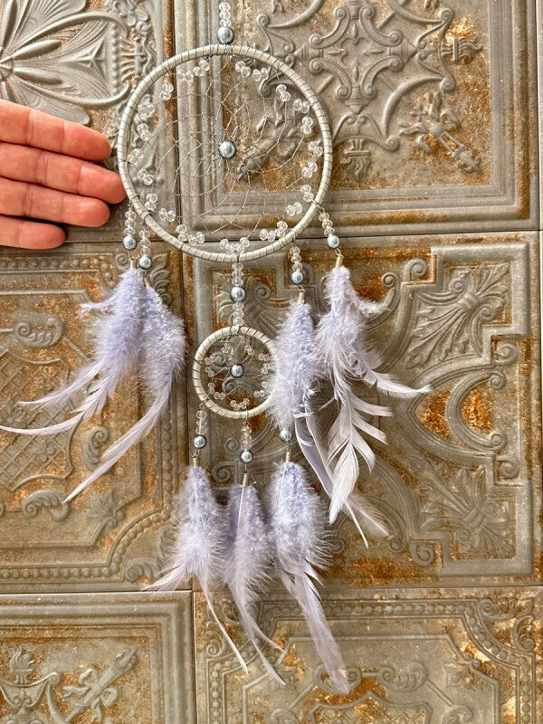 悪いものを消滅させ夢を掴む!ドリームキャッチャーL ビーズダブル