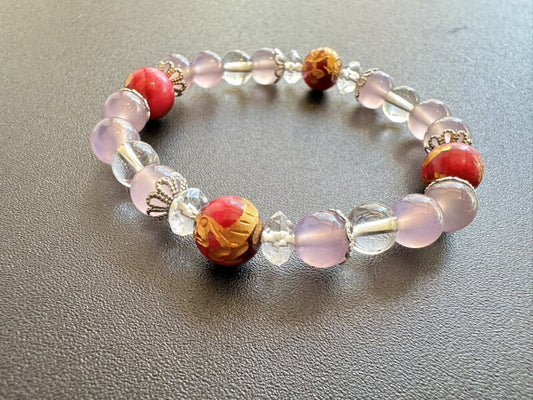 自分を変え恋の縁を掴む! ありとあらゆる運気向上!霊獣四神彫りピンクタイガーアイ&奇跡の石ラベンダージェイド