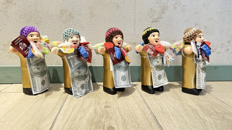 ゴールド!エケコ(エケッコ)人形 Lサイズ(約18.5センチ)『ペルー産!』