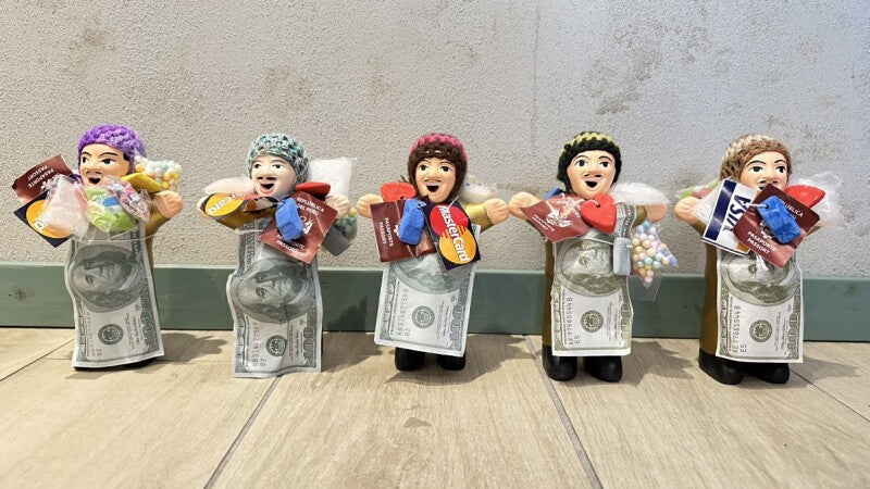 ゴールド!エケコ(エケッコ)人形 Lサイズ(約18.5センチ)『ペルー産!』