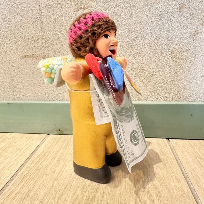 ゴールド!エケコ(エケッコ)人形 Lサイズ(約18.5センチ)『ペルー産!』