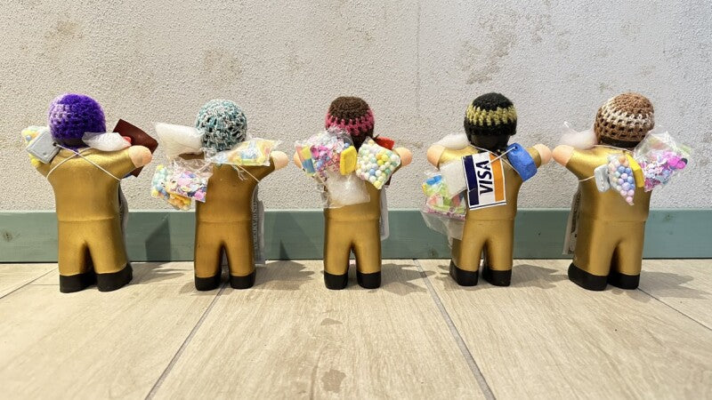 ゴールド!エケコ(エケッコ)人形 Lサイズ(約18.5センチ)『ペルー産!』