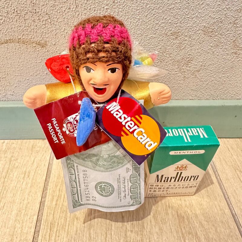 ゴールド!エケコ(エケッコ)人形 Lサイズ(約18.5センチ)『ペルー産!』