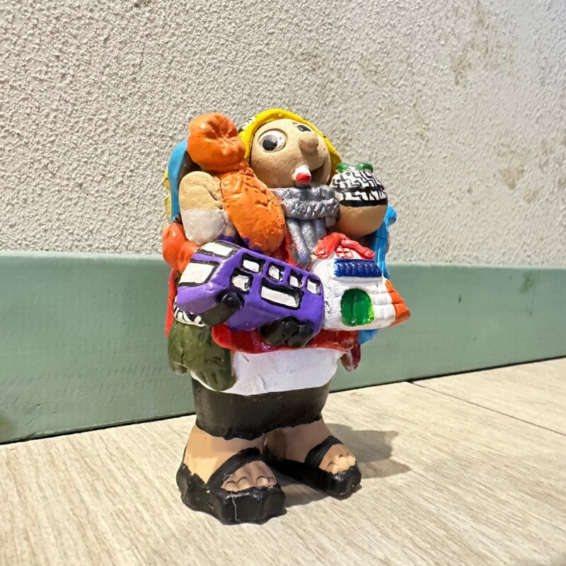 ボリビアン陶器エケコ(エケッコー)人形 A