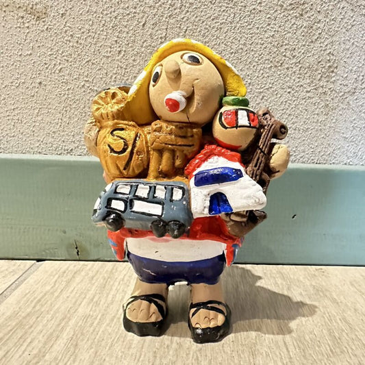 ボリビアン陶器エケコ(エケッコー)人形 C