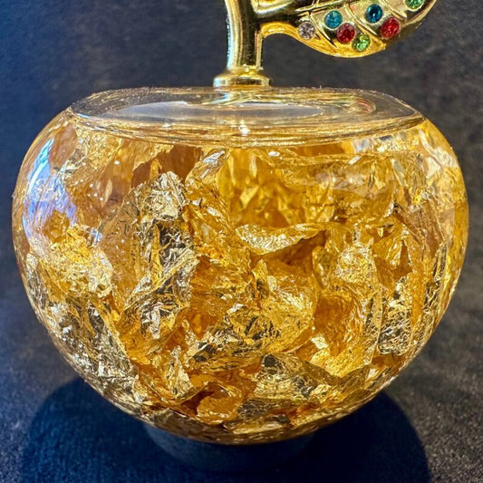 金が金を呼ぶ!金箔招財アイテム!黄金林檎カラフル S〜お金が引き寄せられる〜