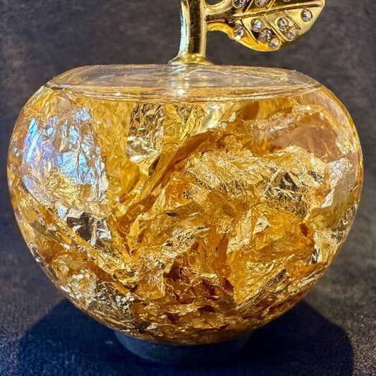 金が金を呼ぶ!金箔招財アイテム!黄金林檎 S〜お金が引き寄せられる〜