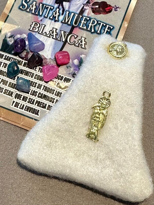 一度に七つの願掛け!どんな願いも叶えるといわれる!サンタ・ムエルテのおまじないセットWH