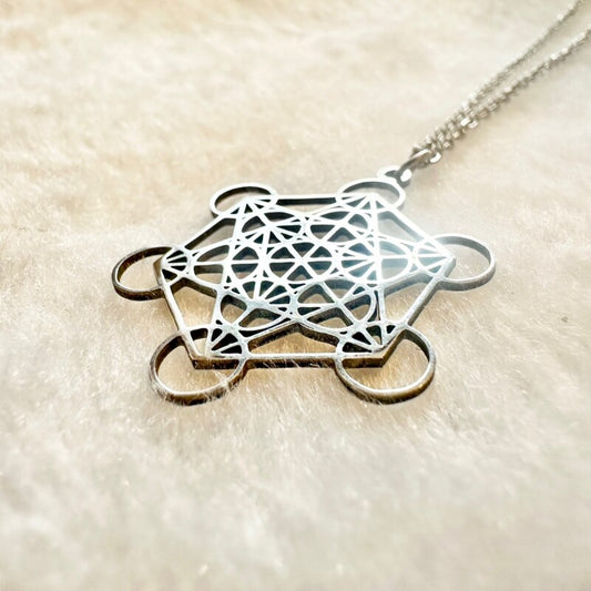 不安を鎮めて結界を張る★メタトロンキューブ 魔術ペンダント