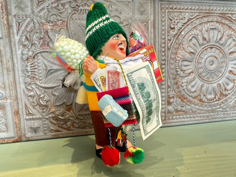 お金がたくさん集まります様に!ボリビアのお札入れ★チュスパ(小) 車 エケコ人形小物(小物のみの価格)