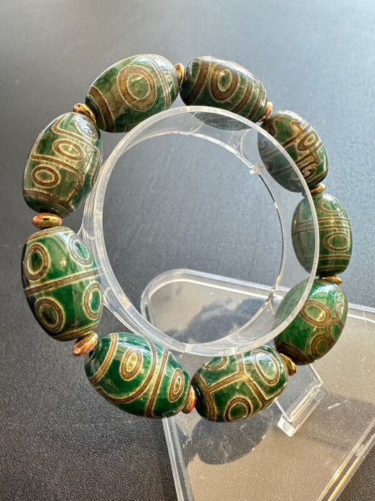 【希少】大願成就!ありとあらゆる願いを叶える!多宝天珠ブレスレット 一眼天珠〜九眼天珠まで