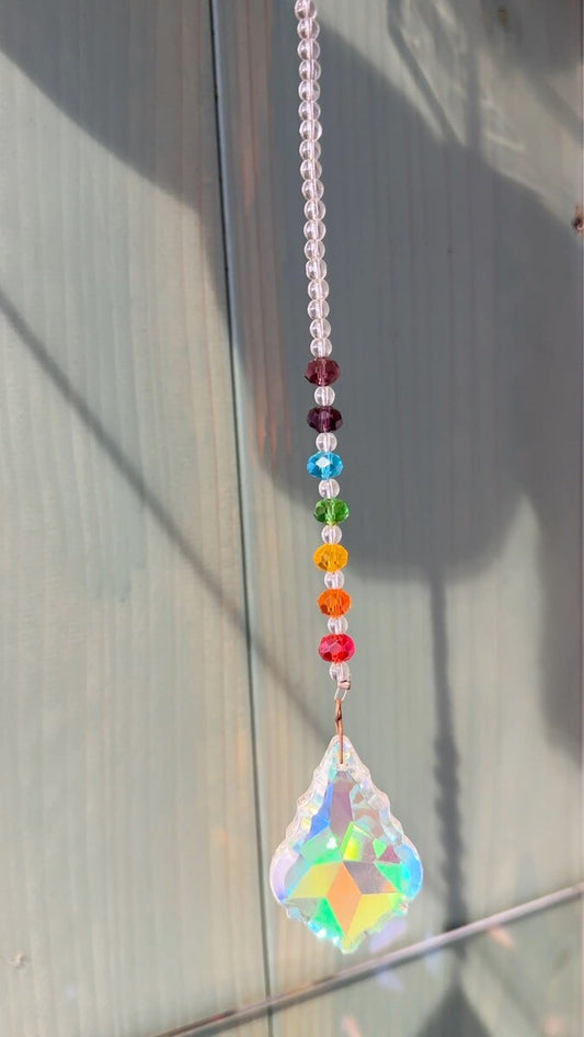 幸運を呼ぶ♪光のおまじない サン・キャッチャー 7チャクラ