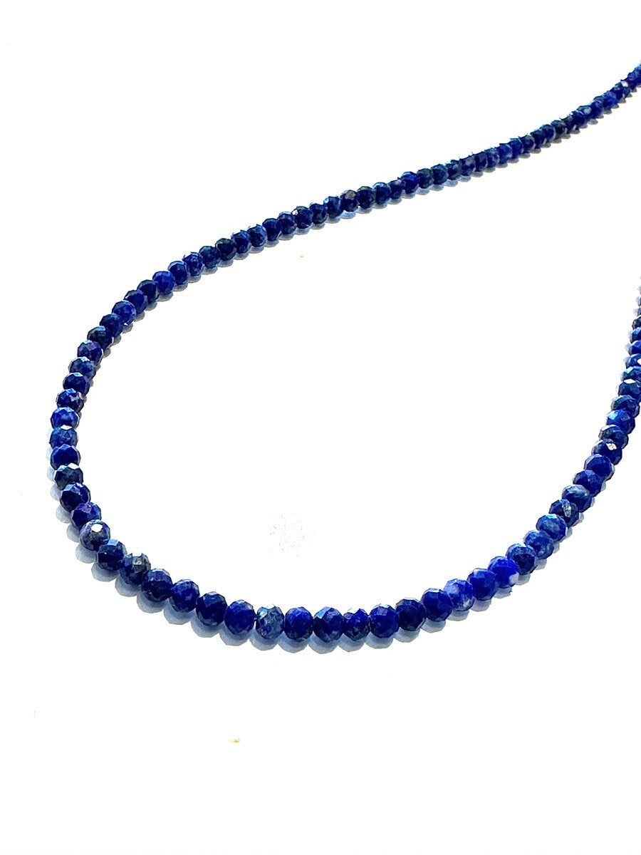 最高の幸運を呼ぶ聖なる石!ラピスラズリ・ネックレス~Silver925~