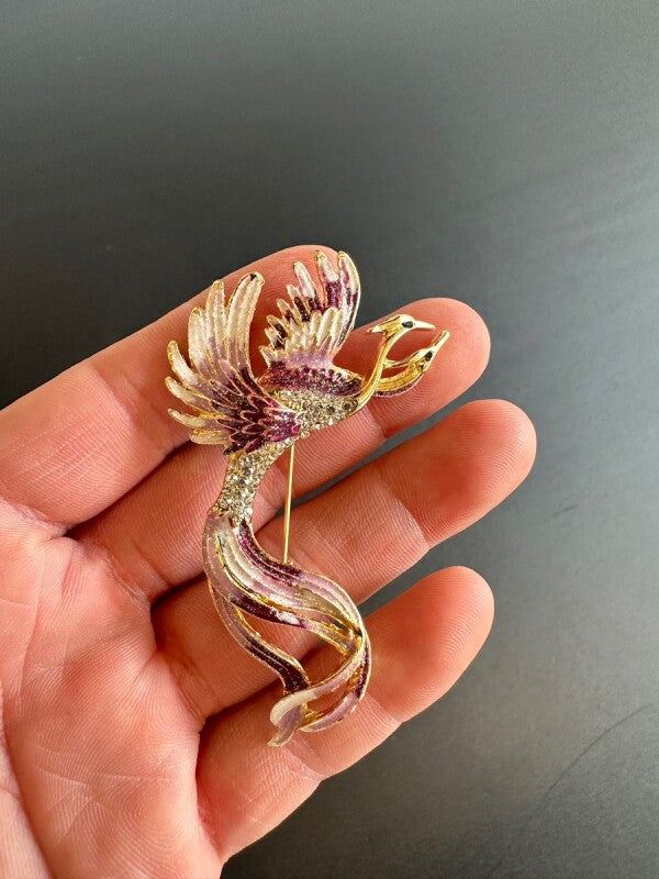 悪運を食べて祓い、大きな幸運の転機を運んでくる!【愛の象徴】鳳凰ブローチ