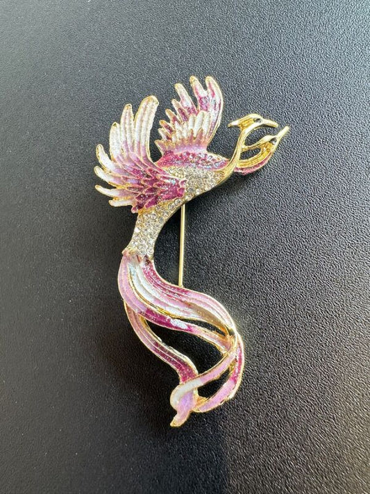 悪運を食べて祓い、大きな幸運の転機を運んでくる!【愛の象徴】鳳凰ブローチ