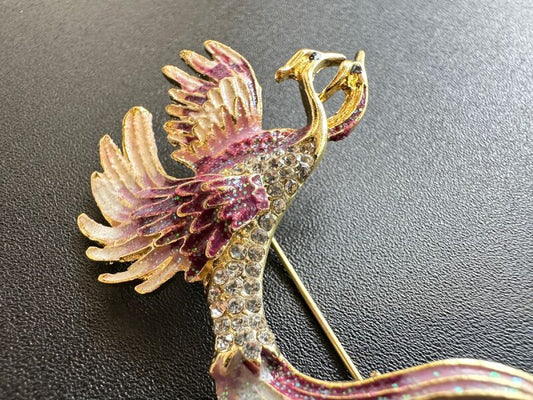 悪運を食べて祓い、大きな幸運の転機を運んでくる!【愛の象徴】鳳凰ブローチ