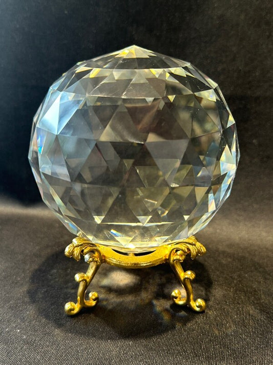 意のままに願いを叶える!如意宝珠型◎虹の光を生み出す水晶球