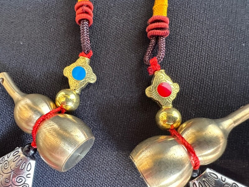 病気封じ!邪気を吸い込み、財運・幸運を貯める!黄金ひょうたん飾り