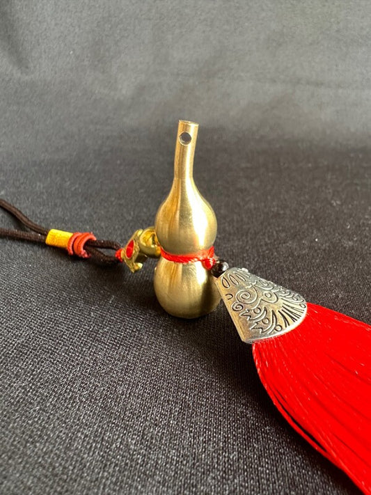 病気封じ!邪気を吸い込み、財運・幸運を貯める!黄金ひょうたん飾り