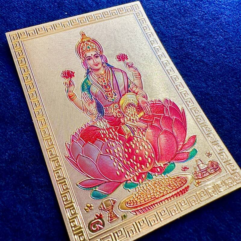 人々を魅了する永遠の美しさ 健康と若さを得たい 絶世の美女 ラクシュミー神カード