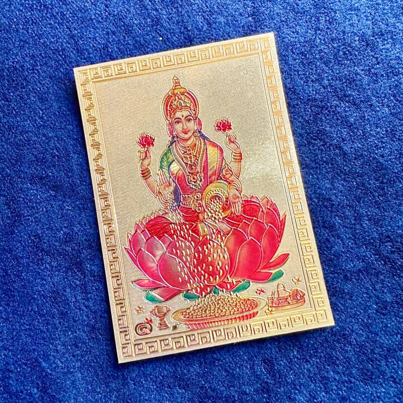 人々を魅了する永遠の美しさ 健康と若さを得たい 絶世の美女 ラクシュミー神カード