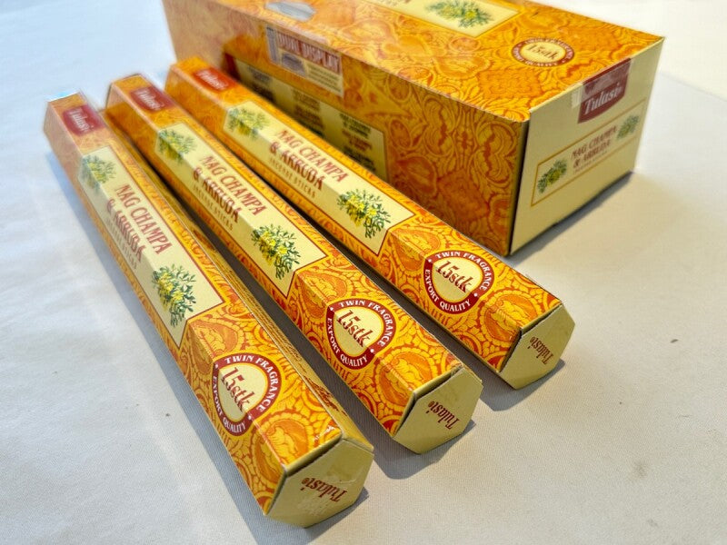 病気や悪霊を追い払う神聖なる花アルーダ(ヘンルーダ)&ナグチャンパ 香