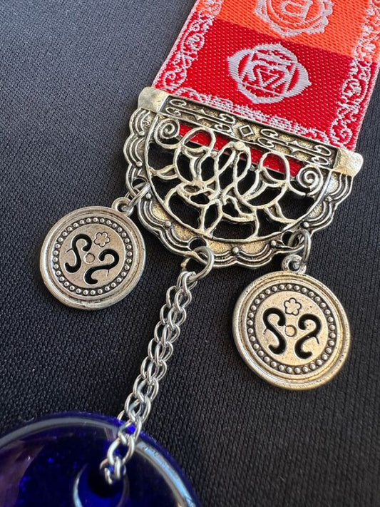 魔除けのお守り ナザールボンジュウ 7チャクラ オーナメント◎全てのバランスを整える