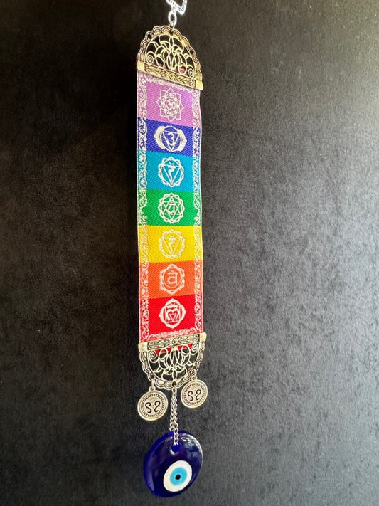 魔除けのお守り ナザールボンジュウ 7チャクラ オーナメント◎全てのバランスを整える