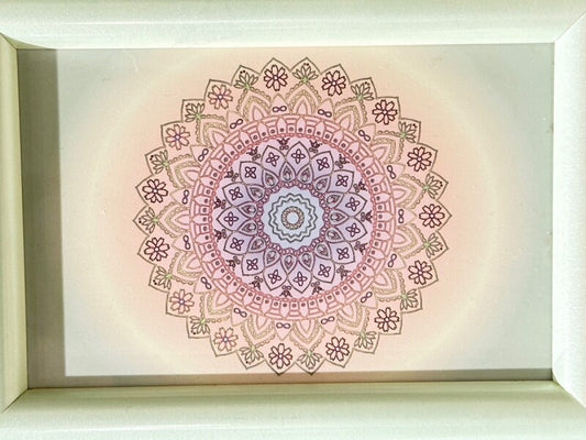 悩みからの解放!願いを叶える◎花曼荼羅アート Sサイズ M