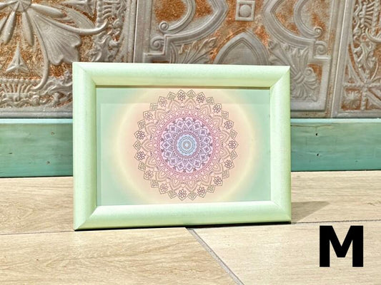 悩みからの解放!願いを叶える◎花曼荼羅アート Sサイズ M